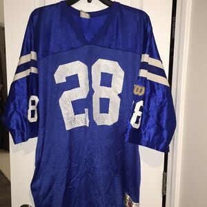 Vintage old 28 Marshall Faulk Indianapolis Colts retro Wilson Jersey XXL mens 54
